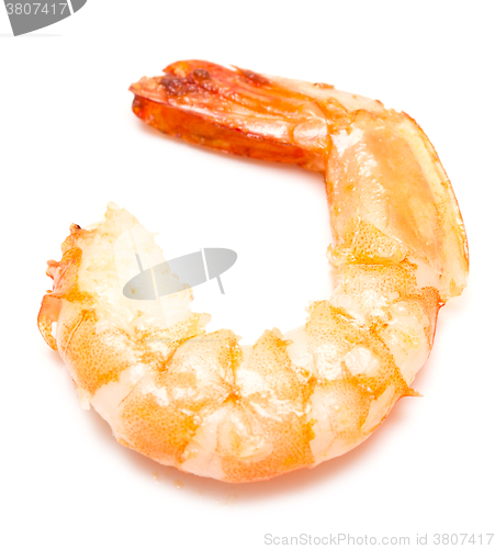 Image of grilled shrimp on white