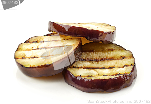 Image of grilled eggplant slices