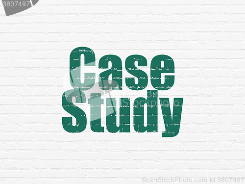 Image of Learning concept: Case Study on wall background