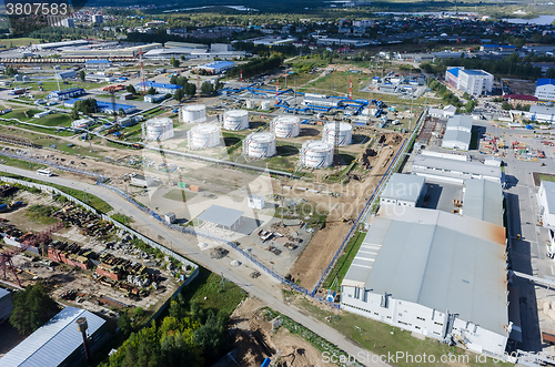 Image of Transneft oil pumping station. Tyumen. Russia