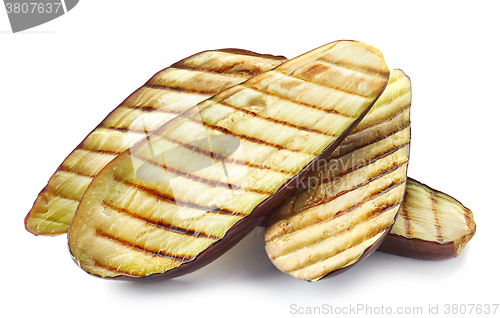 Image of grilled eggplant slices