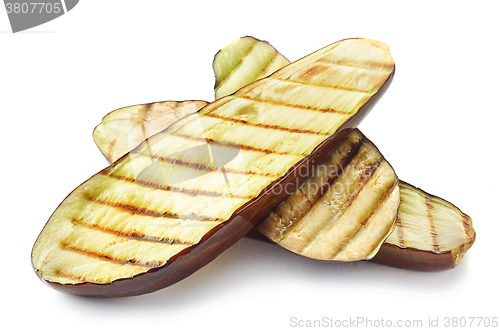 Image of grilled eggplant slices
