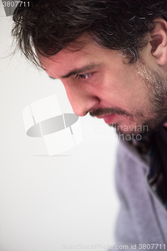 Image of photo editor at his desk