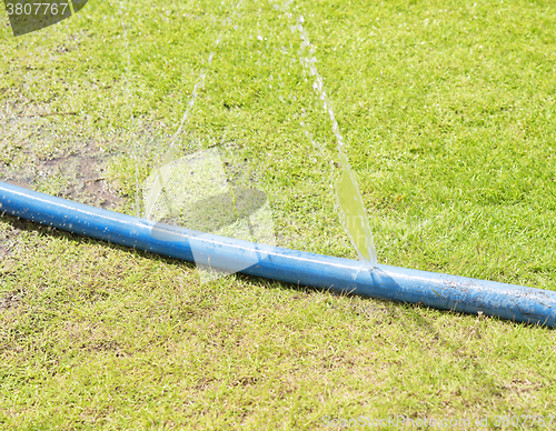 Image of holes in a hose