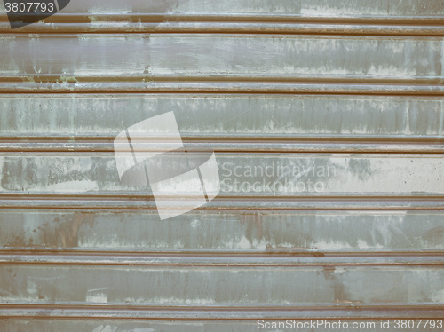 Image of Retro looking Corrugated steel