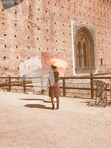 Image of  Tourist girl vintage