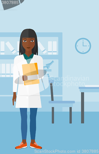 Image of Doctor in medical office.