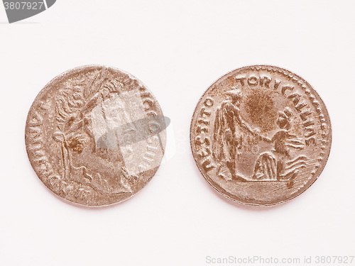Image of  Old Roman coin vintage