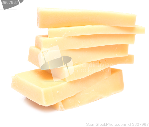 Image of cheese on white