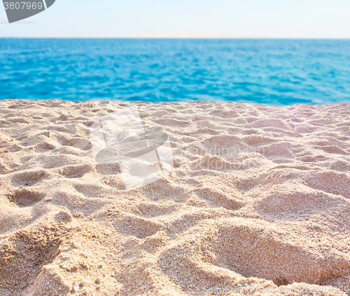 Image of beautiful sand beach