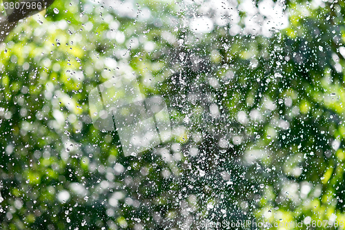 Image of rain drop background