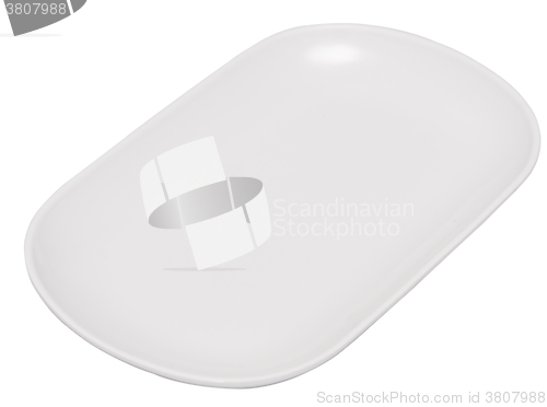 Image of white plate on white