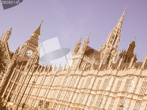 Image of Houses of Parliament vintage