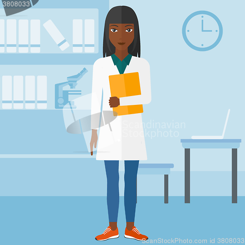 Image of Doctor in medical office.