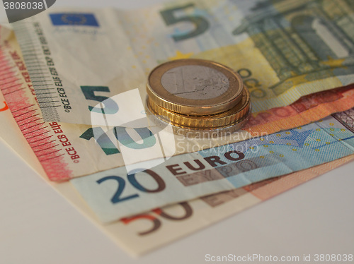 Image of Euro coins and notes