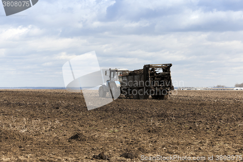 Image of fertilizer agricultural field  