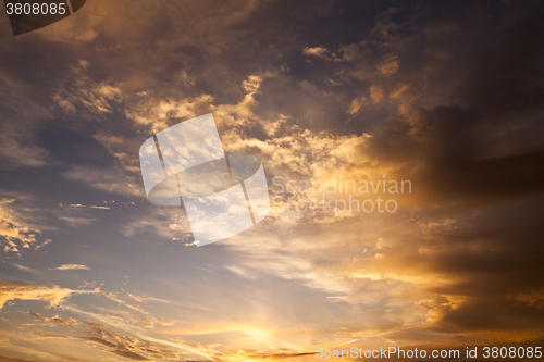 Image of sky during sunset 