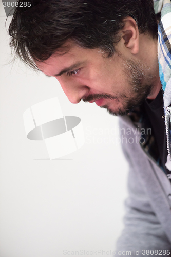 Image of photo editor at his desk