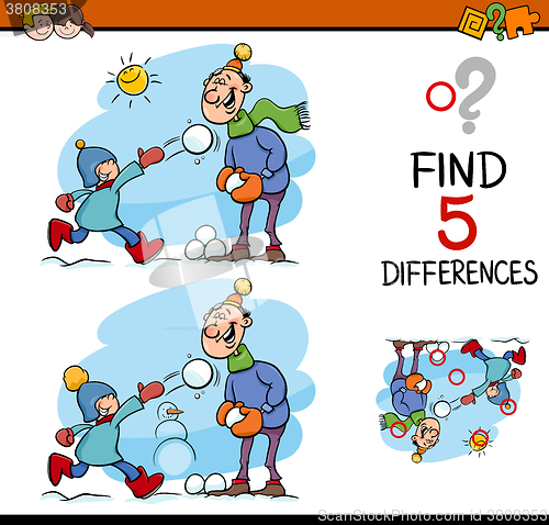 Image of find the differences task