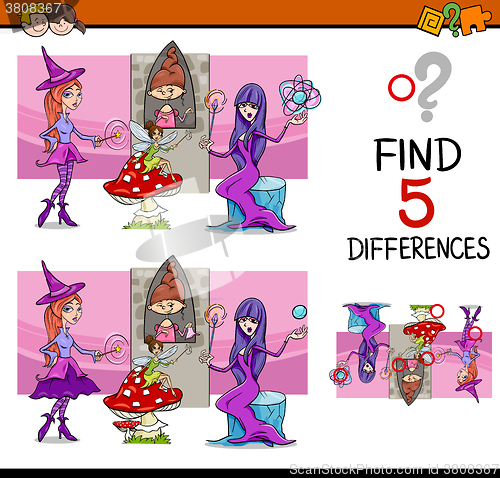 Image of find the differences task