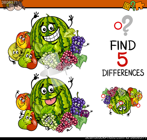 Image of find the differences task