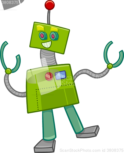 Image of fantasy robot cartoon character