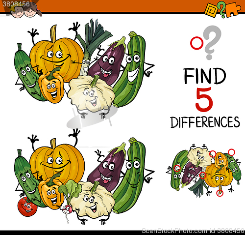 Image of find the differences task