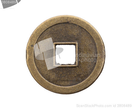 Image of Metal disc or coin with hole