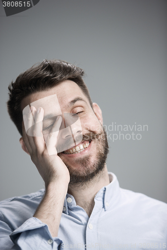 Image of The  young  happy man 