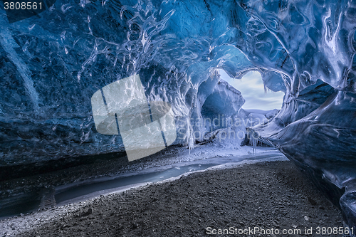Image of Amazing glacial cave