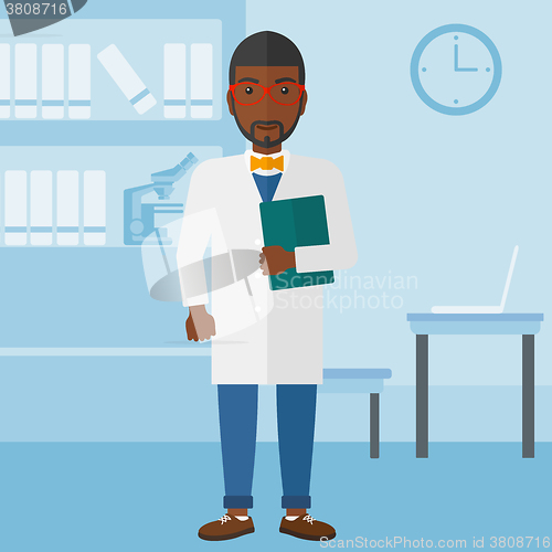 Image of Doctor in medical office.