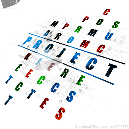 Image of Business concept: Project in Crossword Puzzle