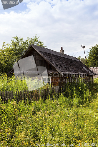 Image of abandoned house , Belarus.