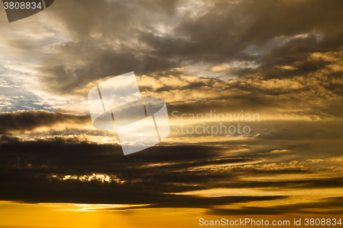 Image of sky during sunset 