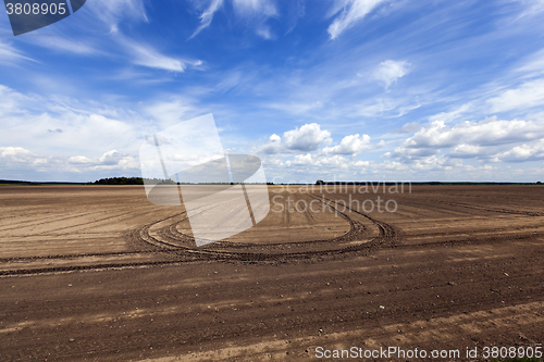 Image of plowed agricultural field  