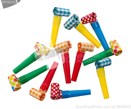 Image of Air whistles isolated