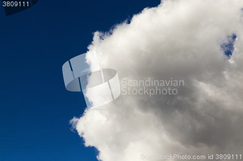 Image of clouds in the sky  