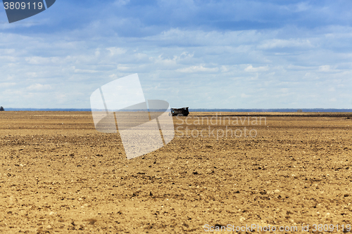 Image of fertilization of agricultural land  