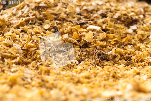 Image of saw dust, close-up