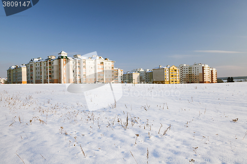 Image of new  building  . city