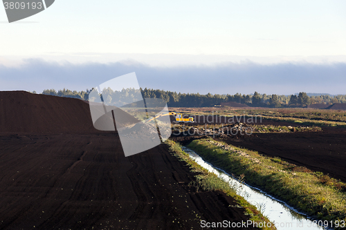 Image of extraction of peat  