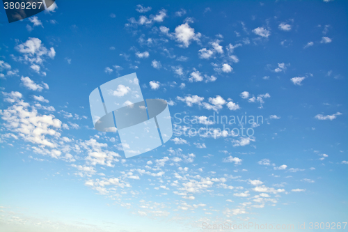 Image of Sky is blue with little clouds