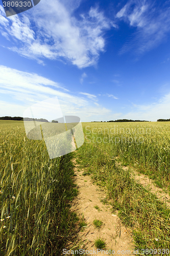 Image of no paved road  