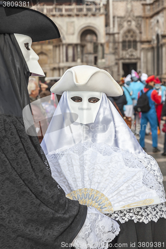 Image of Disguised Couple - Venice Carnival 2014