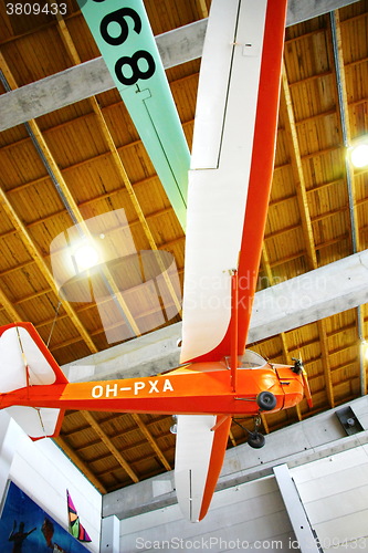 Image of Interior view of The Aviation Museum in Vantaa.