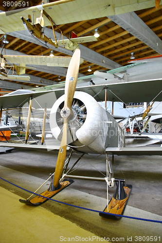 Image of Interior view of The Aviation Museum in Vantaa.