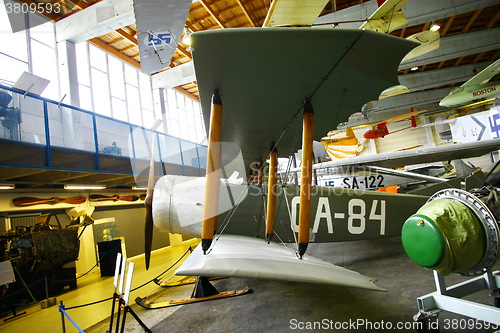 Image of Interior view of The Aviation Museum in Vantaa.