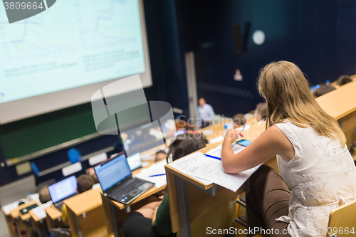 Image of Audience in the lecture hall.