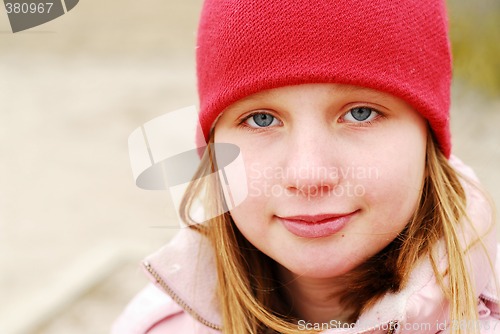 Image of Girl in a red hat