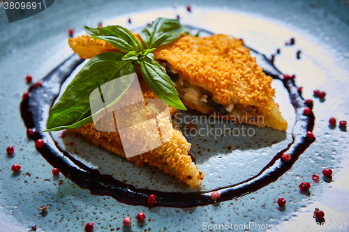 Image of Krokiety - Polish style croquettes filled with beef 